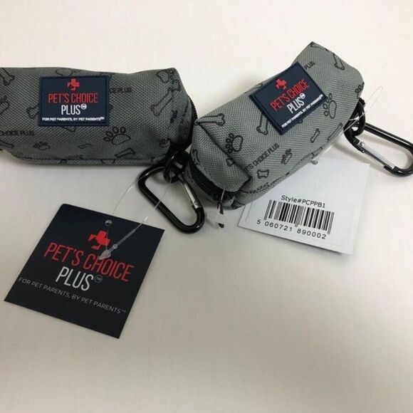 Pet's Choice Plus NWT Portable Poop Bag Holder With Carabiner - Picture 4 of 9